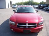 2009 Inferno Red Crystal Pearl Dodge Charger SXT #3483718