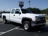 2007 Summit White Chevrolet Silverado 2500HD Classic Work Truck Extended Cab #35054832