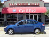 2009 Vista Blue Metallic Ford Focus SES Sedan #35126278