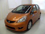 2010 Orange Revolution Metallic Honda Fit Sport #35126701