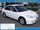 2005 Taffeta White Honda Civic LX Sedan #35126390