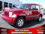 2010 Inferno Red Crystal Pearl Jeep Liberty Sport #35163607