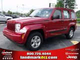 2010 Inferno Red Crystal Pearl Jeep Liberty Sport #35163608