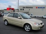 Shimmering Sand Metallic Mazda Protege in 2002