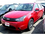 2011 Sangria Red Metallic Ford Focus SES Sedan #35177409