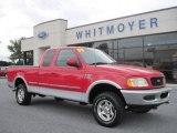 1998 Bright Red Ford F150 XLT SuperCab 4x4 #35177842