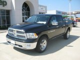 2011 Brilliant Black Crystal Pearl Dodge Ram 1500 Laramie Crew Cab 4x4 #35222167