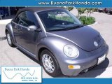2004 Platinum Grey Metallic Volkswagen New Beetle GLS Convertible #35221935
