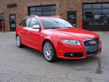 Brilliant Red Audi S4 in 2006