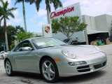 2006 Arctic Silver Metallic Porsche 911 Carrera 4 Coupe #351994