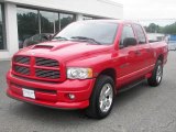 2004 Flame Red Dodge Ram 1500 SLT Quad Cab 4x4 #35221972