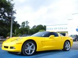 2008 Velocity Yellow Chevrolet Corvette Coupe #35221834