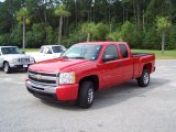 2010 Victory Red Chevrolet Silverado 1500 LT Extended Cab #35283647