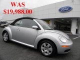 2007 Reflex Silver Volkswagen New Beetle 2.5 Convertible #35283257