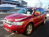 2009 Inferno Red Crystal Pearl Dodge Journey SXT AWD #3483871