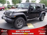 2010 Black Jeep Wrangler Unlimited Mountain Edition 4x4 #35354045