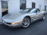 2002 Light Pewter Metallic Chevrolet Corvette Coupe #35353861