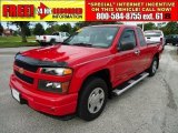 2008 Victory Red Chevrolet Colorado LT Extended Cab #35354691