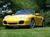2004 Speed Yellow Porsche 911 Turbo Cabriolet #35354405