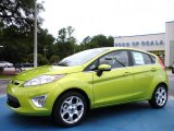 2011 Lime Squeeze Metallic Ford Fiesta SES Hatchback #35353969