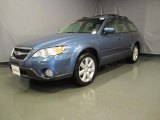 2008 Newport Blue Pearl Subaru Outback 2.5i Limited Wagon #35354254