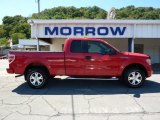 2009 Bright Red Ford F150 STX SuperCab 4x4 #35427387