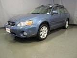 2007 Newport Blue Pearl Subaru Outback 2.5i Limited Wagon #35427638