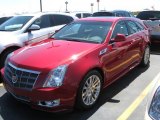 2010 Crystal Red Tintcoat Cadillac CTS 3.6 Sport Wagon #35427682