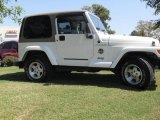 2002 Stone White Jeep Wrangler Sahara 4x4 #35427493