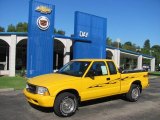 2003 Flame Yellow GMC Sonoma SLS Extended Cab 4x4 #35427308