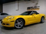 2007 Velocity Yellow Chevrolet Corvette Convertible #35483348