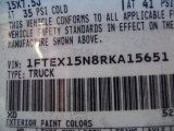 1994 F150 Color Code for Light Santa Fe Metallic - Color Code: XD