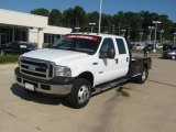 2006 Oxford White Ford F350 Super Duty XLT Crew Cab 4x4 Chassis #35533785
