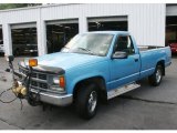 1995 Light Quasar Blue Metallic Chevrolet C/K K1500 Regular Cab 4x4 #35534041