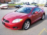 2009 Rave Red Pearl Mitsubishi Eclipse GS Coupe #3483808