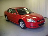 2010 Victory Red Chevrolet Impala LS #35552555