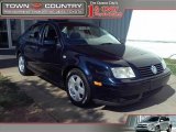 2000 Atlantic Blue Pearl Volkswagen Jetta GLS Sedan #35552572