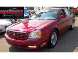2001 Crimson Pearl Red Cadillac DeVille DTS Sedan #35552622
