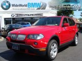 2007 Crimson Red BMW X3 3.0si #35551767