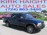 2003 Indigo Blue Metallic Chevrolet S10 LS ZR5 Crew Cab 4x4 #35552106