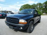 2001 Patriot Blue Pearl Dodge Dakota Sport Club Cab #35552110