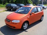 2006 Spicy Orange Chevrolet Aveo LS Hatchback #35552785
