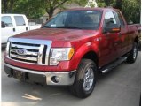2010 Red Candy Metallic Ford F150 XLT SuperCab 4x4 #35552790