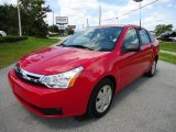 2008 Vermillion Red Ford Focus S Sedan #35552808