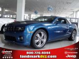 2010 Aqua Blue Metallic Chevrolet Camaro SS/RS Coupe #35552184