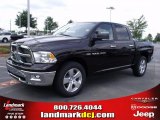 2011 Brilliant Black Crystal Pearl Dodge Ram 1500 Big Horn Crew Cab #35552197