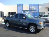 2008 Stealth Gray Metallic GMC Sierra 1500 SLE Extended Cab 4x4 #35552239
