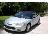 2001 Sterling Blue Satin Glow Chrysler Sebring Limited Convertible #35552273