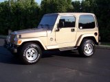1999 Desert Sand Pearlcoat Jeep Wrangler Sahara 4x4 #35552343