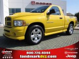 2005 Solar Yellow Dodge Ram 1500 SLT Rumble Bee Regular Cab #35669918